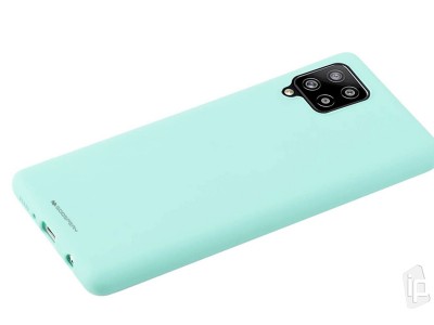Jelly Matte TPU Turquoise (tyrkysov) - Ochrann obal na Samsung Galaxy A42 5G