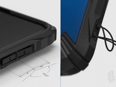 RINGKE Fusion X (ierny) - Odoln ochrann kryt (obal) na Samsung Galaxy A50 / A30S