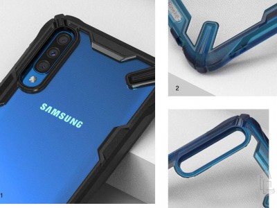 RINGKE Fusion X (ierny) - Odoln ochrann kryt (obal) na Samsung Galaxy A50 / A30S