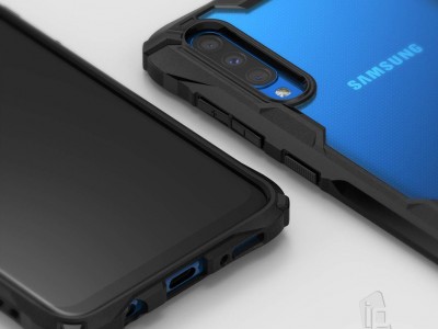 RINGKE Fusion X (modr) - Odoln ochrann kryt (obal) na Samsung Galaxy A50 / A30S