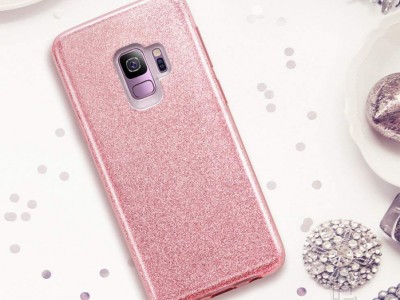 TPU Glitter Case (erven) - Ochrann glitrovan kryt (obal) pro Samsung Galaxy A50 / A30s **VPREDAJ!!