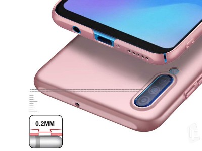 Slim Line Elitte (ruov) - Plastov ochrann kryt (obal) na Samsung Galaxy A50 / A30S