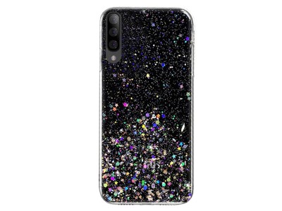 TPU Sequins Glitter Case (čierny) - Ochranný kryt s trblietkami pre Samsung Galaxy A50 / A30S