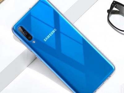 Ochrann� kryt (obal) TPU Ultra Slim Clear (��ry) na Samsung Galaxy A70