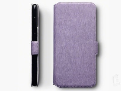 Peaenkov puzdro Slim Wallet pre Samsung Galaxy A50 - fialov