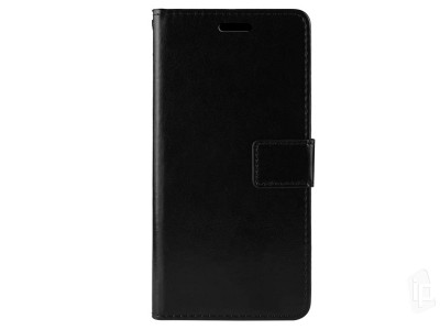 Elegance Stand Wallet Black (ierne) - Peaenkov puzdro na Samsung Galaxy A50 / A30S