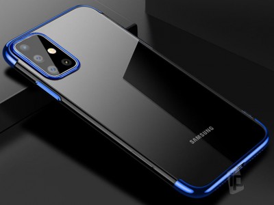 Glitter Series Blue (modrý) - Ochranný kryt (obal) na Samsung Galaxy A71 **AKCIA!!