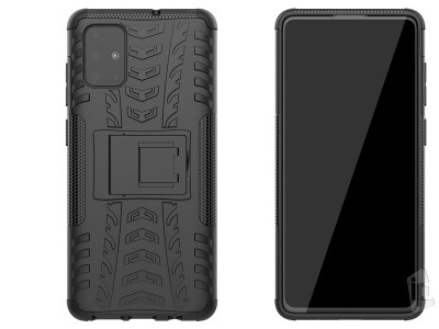 Spider Armor Case (ierny) - Odoln ochrann kryt (obal) na Samsung Galaxy A71