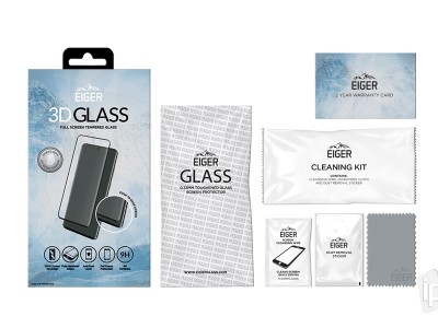EIGER 3D Glass Full Screen (ierne) - Temperovan ochrann sklo na cel displej pre Samsung Galaxy A71