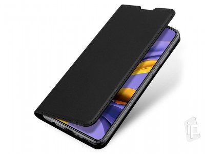 Luxusné Slim Fit puzdro (čierne) pre Samsung Galaxy A71