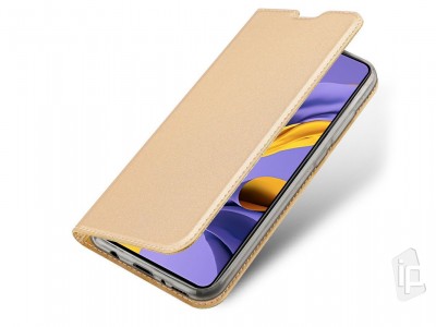Luxusné Slim Fit puzdro (zlaté) pre Samsung Galaxy A71