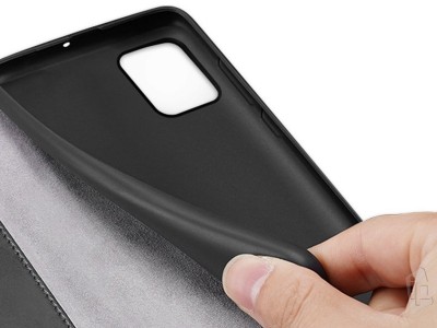 KADO Series Elegance Wallet (ierne) - Peaenkov puzdro na Samsung Galaxy A51