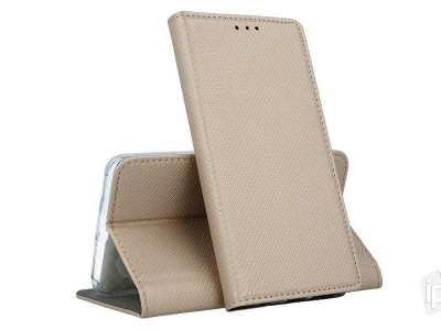 Fiber Folio Stand Beige (bov) - Flip pouzdro na Samsung Galaxy A71