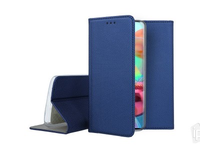 Fiber Folio Stand Blue (modr) - Flip puzdro na Samsung Galaxy A71