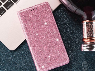 Shining Wallet Pink (ruov) - Peaenkov puzdro na Samsung Galaxy A71