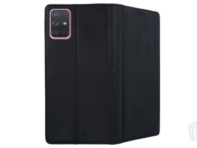 Fiber Folio Stand Black (ierne) - Flip puzdro na Samsung Galaxy A71 **AKCIA!!