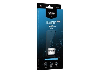 MyScreen Diamond Glass Edge Lite - Tvrden ochrann sklo na cel displej pre Samsung Galaxy A51 / M31s (ierne)