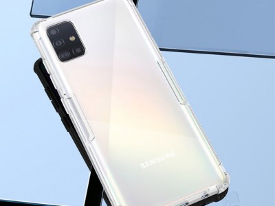 Nillkin Nature TPU Clear (ry) - Znakov ochrann kryt (obal) na Samsung Galaxy A71