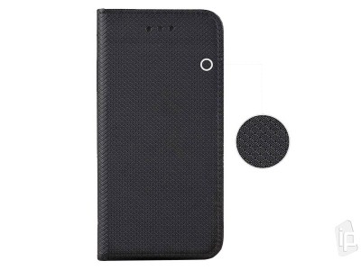 Fiber Folio Stand Black (ierne) - Flip puzdro na Samsung Galaxy A52 5G / A52s 5G