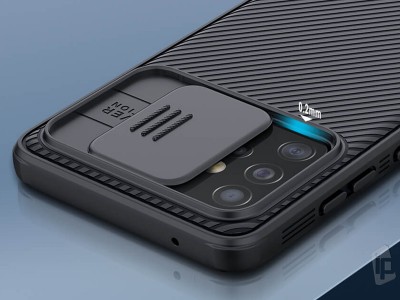 Nillkin CamShield Pro (�ierny) - Plastov� kryt (obal) s ochranou kamery na Samsung Galaxy A52 5G / A52s 5G
