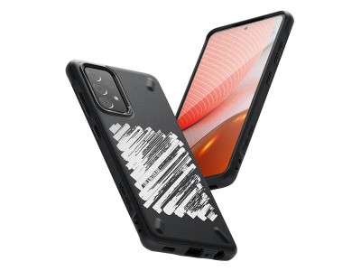RINGKE Onyx Grafiti III (�ierny) - Ochrann� kryt pre Samsung Galaxy A52 5G / A52s 5G