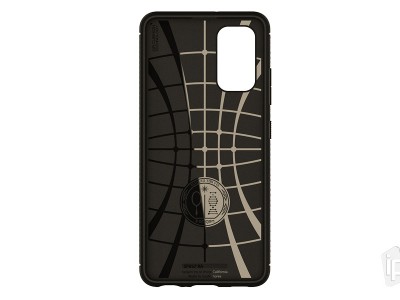 Spigen Rugged Armor (�ierny) - Ochrann� kryt (obal) na Samsung Galaxy A52 5G