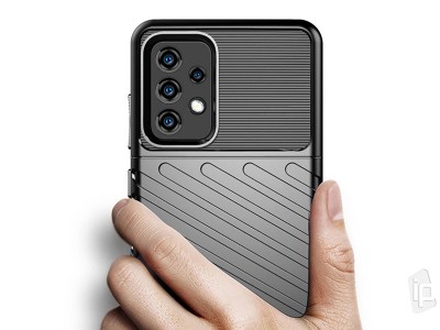 Thunder Defender Black (�ierny) - Odoln� ochrann� kryt (obal) na Samsung Galaxy A52 5G / A52s 5G