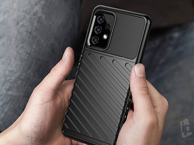 Thunder Defender Black (�ierny) - Odoln� ochrann� kryt (obal) na Samsung Galaxy A52 5G / A52s 5G