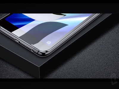 3D Full Glue Tempered Glass (biele) - Temperovan sklo na cel displej pre Samsung Galaxy A6 2018
