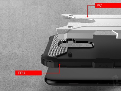 Hybrid Armor Defender (ruov) - Odoln ochrann kryt (obal) na Samsung Galaxy A6 Plus 2018