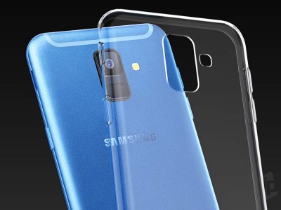 Ochrann kryt (obal) TPU Clear (ry) na Samsung Galaxy A6 Plus 2018 **VPREDAJ!!