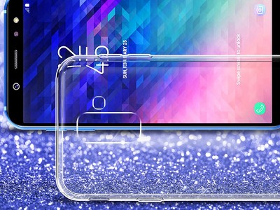 Ochrann kryt (obal) TPU Clear (ir) na Samsung Galaxy A6 Plus 2018 **VPREDAJ!!