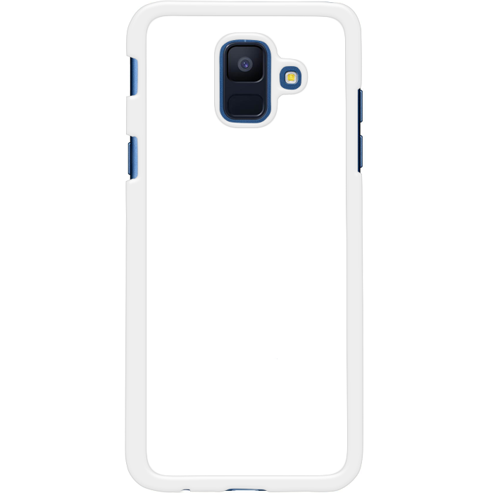 Kryt (obal) s potlaou (vlastnou fotkou) s bielym plastovm okrajom pre Samsung Galaxy A6