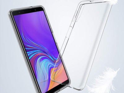 Ochrann kryt (obal) TPU Ultra Clear (ry) na Samsung Galaxy A7 2018 **VPREDAJ!!