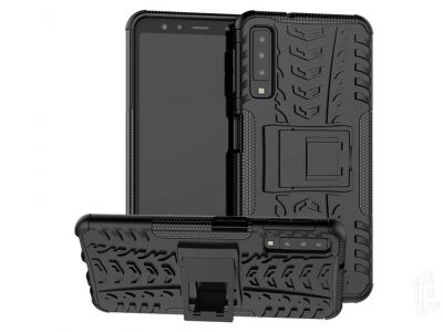 Spider Armor Case (ierny) - Odoln ochrann kryt (obal) na Samsung Galaxy A7 2018