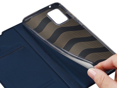 Luxusn Slim Fit puzdro (modr) pre Samsung Galaxy A71 5G