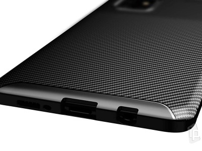Carbon Fiber Black (ierny) - Ochrann kryt (obal) pre Samsung Galaxy A71 **AKCIA!!