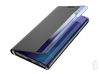 Soft Skin (čierne) - Tenké Flip puzdro pre Huawei P30 Pro **AKCIA!!
