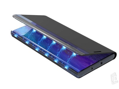 Soft Skin (ierne) - Tenk Flip puzdro pre Samsung Galaxy A71 / A71 5G