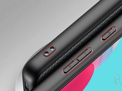 Fino Nylon Shield (�ed�) - Ochrann� kryt (obal) pre Samsung Galaxy A72 4G / A72 5G