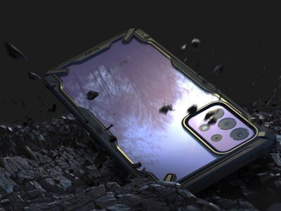 RINGKE Fusion X (ierny) - Odoln ochrann kryt (obal) na Samsung Galaxy A72 4G / 5G