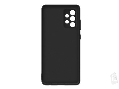 TPU Matte Black (ierny) - Ochrann kryt s ochranou kamery pre Samsung Galaxy A52 5G