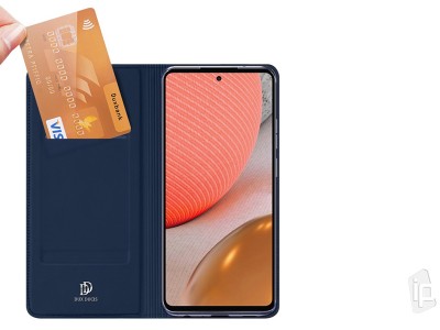 Luxusn� Slim Fit puzdro (modr�) pre Samsung Galaxy A72 4G / 5G