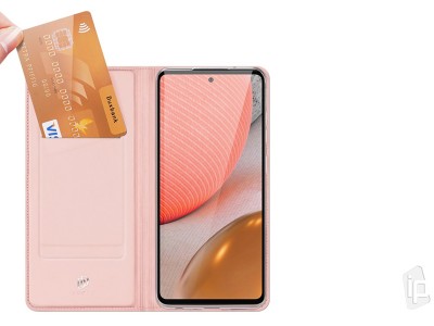 Luxusn� Slim Fit puzdro (ru�ov�) pre Samsung Galaxy A72 4G / 5G