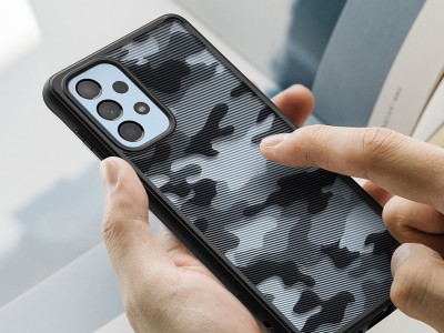 RINGKE Fusion X Camouflage - Odoln� ochrann� kryt (obal) na Samsung Galaxy A73 5G