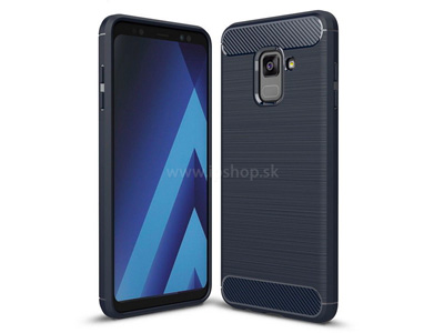 Fiber Armor Defender Dark Blue (tmavomodr) - odoln ochrann kryt (obal) na Samsung Galaxy A8 (2018)