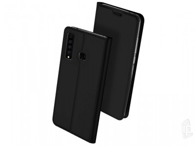 Luxusn Slim puzdro (ierne) s magnetickm zatvranm pre Samsung Galaxy A9 2018