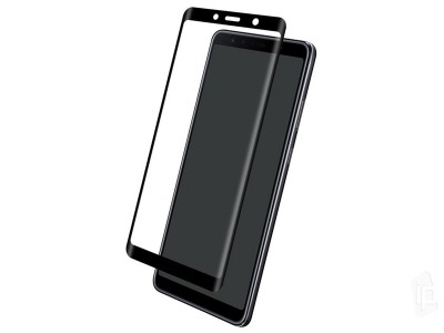 EIGER 3D Glass Full Screen (ierne) - Temperovan ochrann sklo na cel displej pre Samsung Galaxy A7 2018 **VPREDAJ!!
