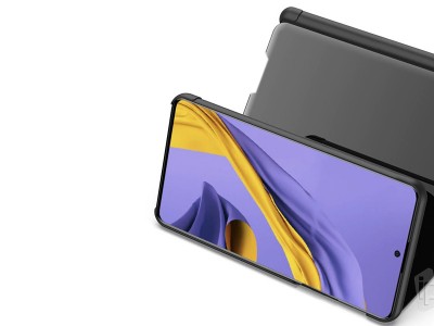 Mirror Standing Cover (ruov) - Zrkadlov puzdro pre Samsung Galaxy S10 lite / A91