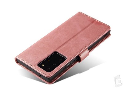 Elegance Stand Wallet II (ruov) - Peaenkov puzdro na Samsung Galaxy Note 20 Ultra